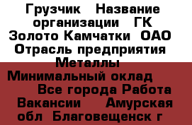 Грузчик › Название организации ­ ГК Золото Камчатки, ОАО › Отрасль предприятия ­ Металлы › Минимальный оклад ­ 32 000 - Все города Работа » Вакансии   . Амурская обл.,Благовещенск г.